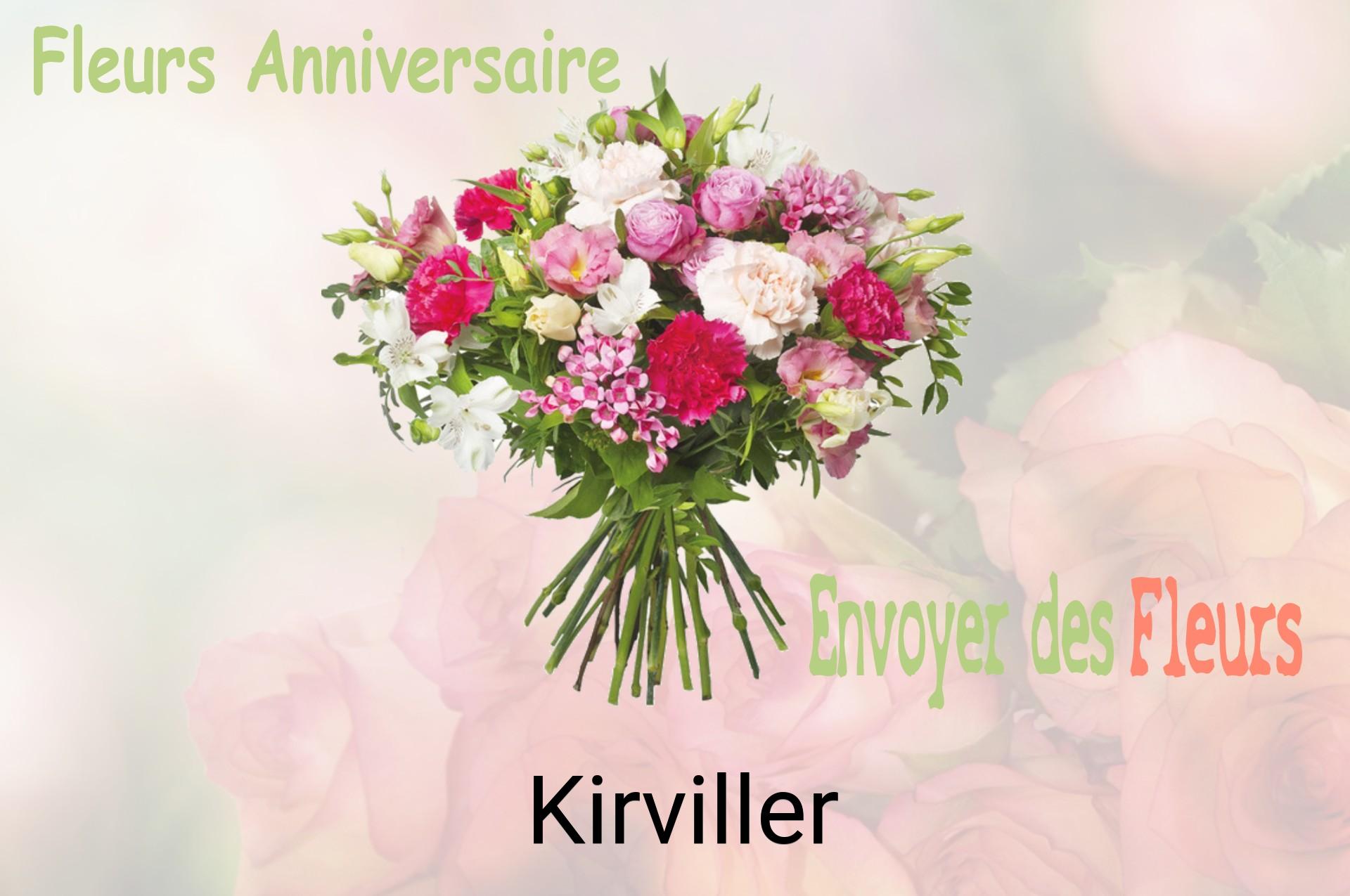 Bouquet de fleurs d’anniversaire livré à Kirviller