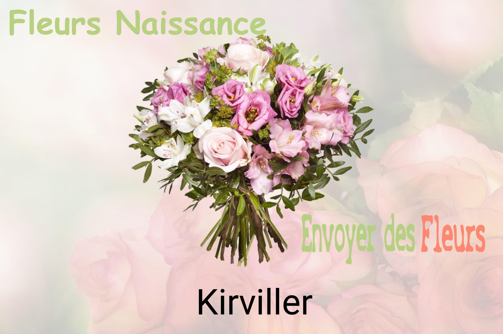Bouquet de fleurs de naissance livré à Kirviller
